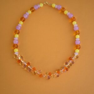 naszyjnik ze szklanych koralików